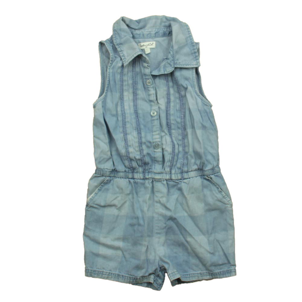 Splendid Girls Blue Romper size: 4T
